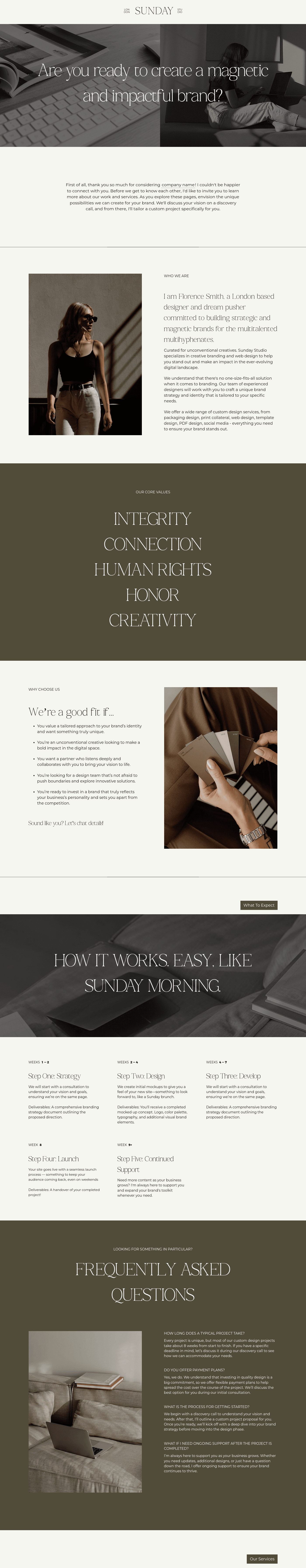 Sunday Pricing Guide for Graphic Designers