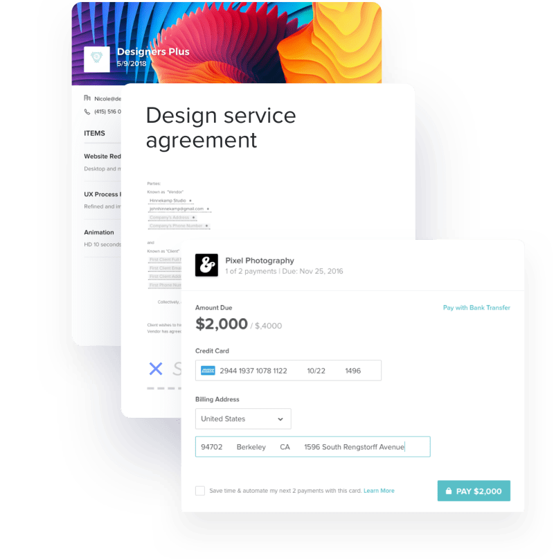 Proposal template with Graphic design workflow management software