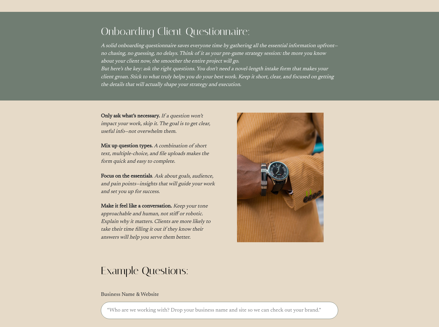 Questionnaire