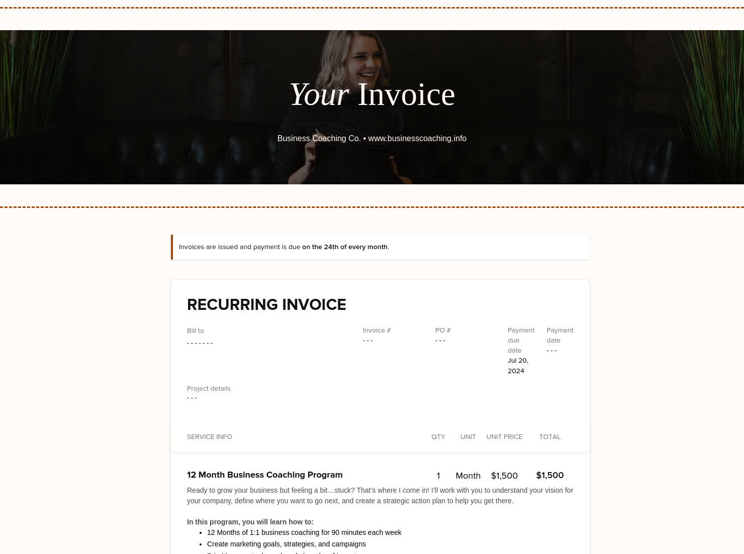 Invoice
