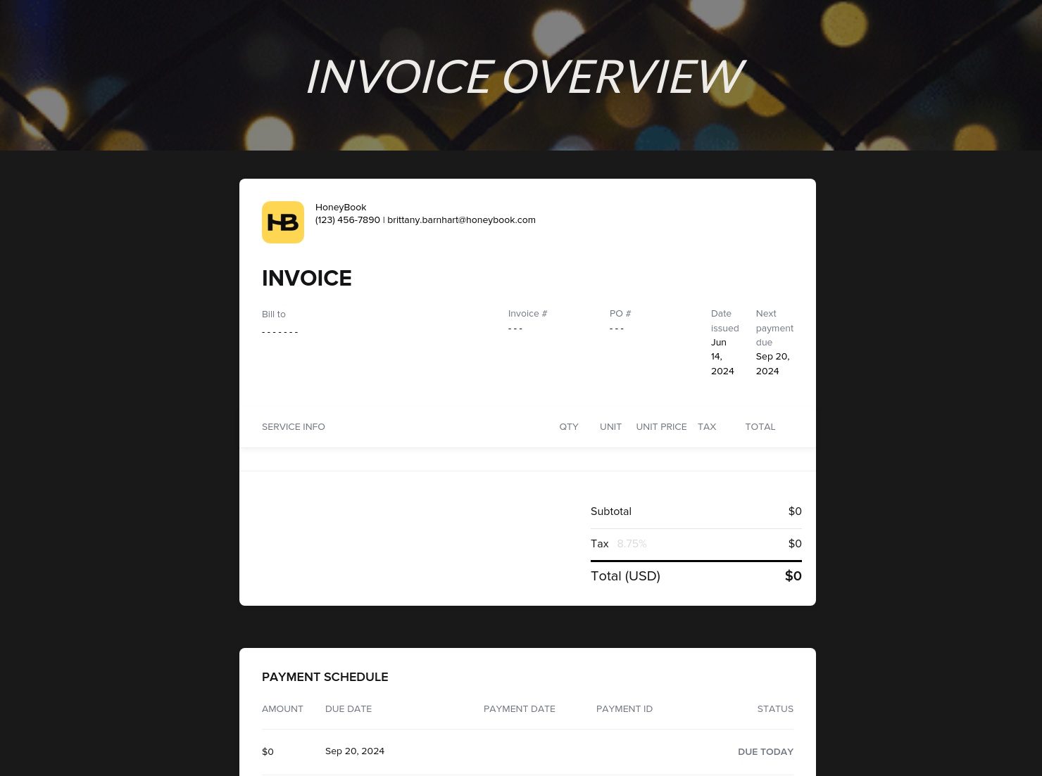 Invoice