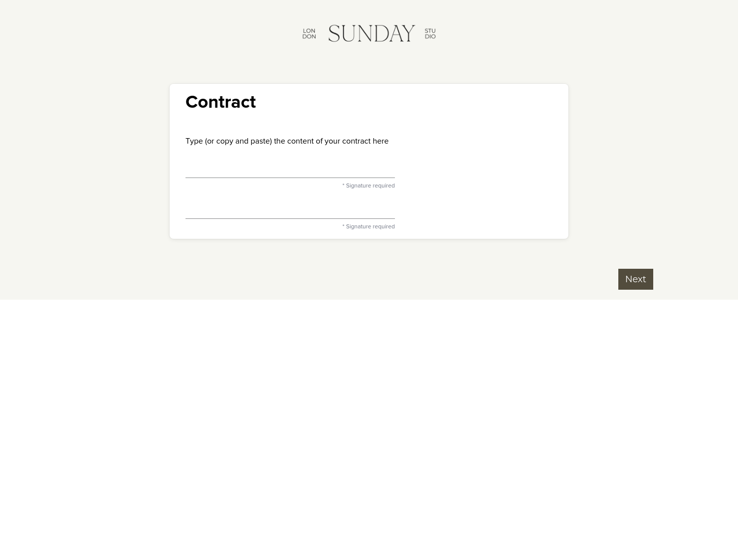 Contract