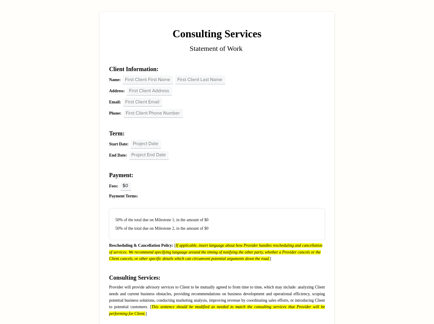 Contract