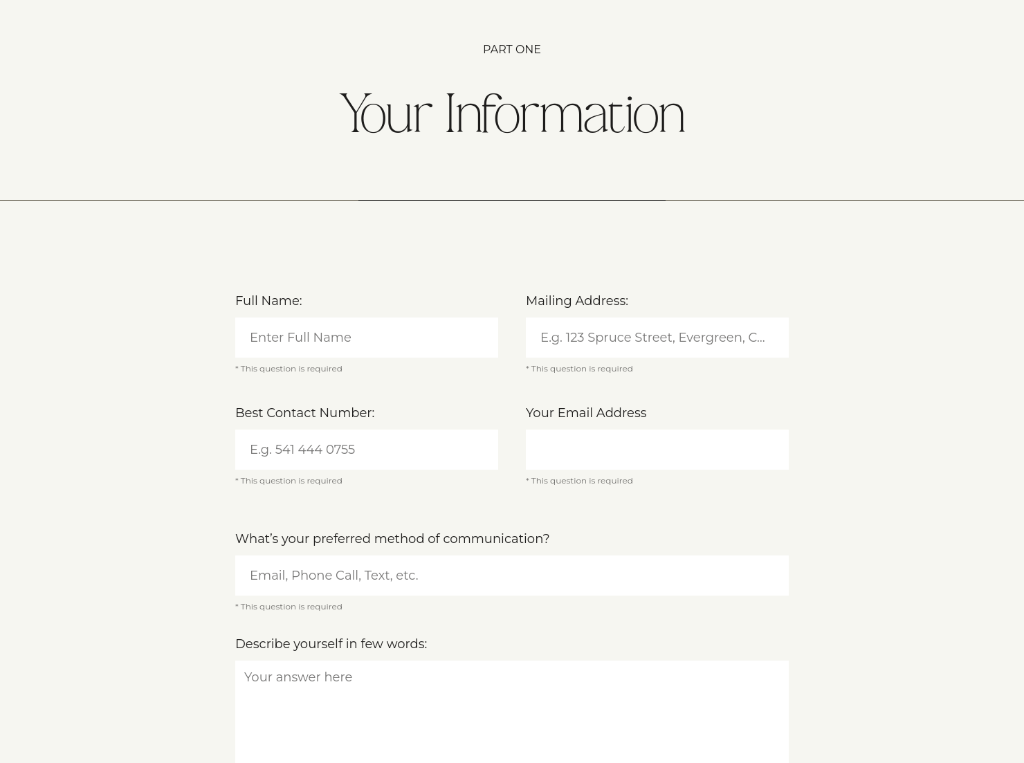 Questionnaire