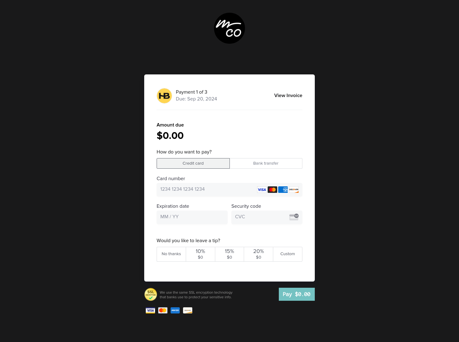 Payment