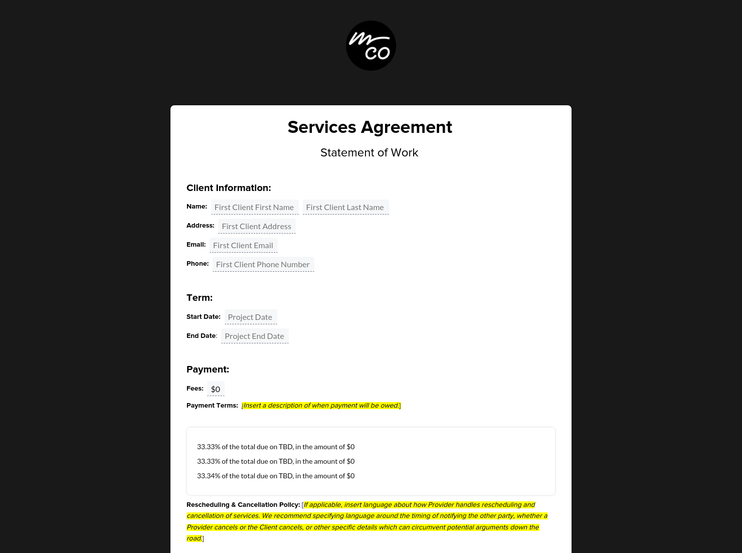 Contract