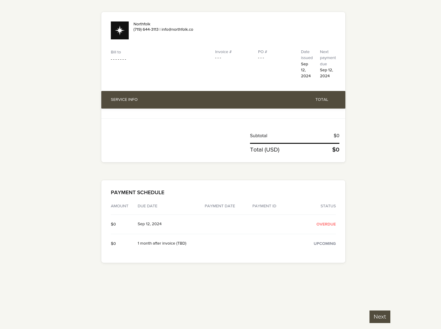 Invoice